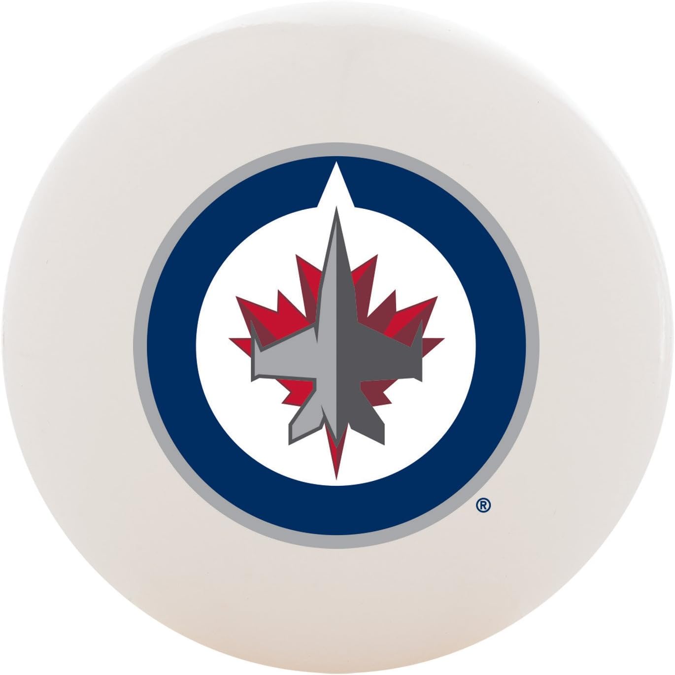 Franklin Sports Anaheim Ducks Street Hockey Ball - White No Bounce High Density PVC Ball w/Team Logo - NHL Official Licensed Product : Sports & Outdoors