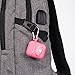 Logee Pink Melody Case for Apple Airpods Charging Case,Cute Silicone 3D Cartoon Airpod Cover,Soft Protective Accessories Kits Skin with Carabiner,Character Cases for Kids Teens Girls Guys (Airpods)