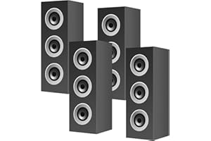 Humyoun 4 Pcs 80s 90s Party Decorations Hip Hop Party Favor 16.5 x 5.9 x 5.9 Inches Large Paper Boombox Boxes for Retro 1980s 1990s Theme Music Neon Decoration(Classic)