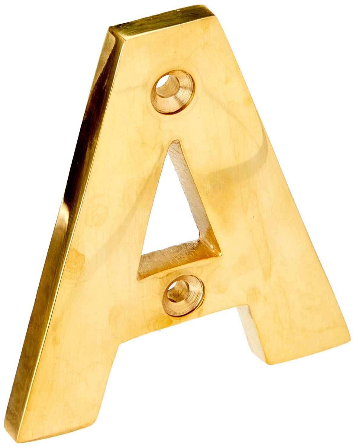 From the Anvil 83801A Letter A-Polished Brass
