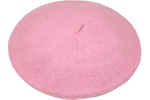 JOYHY Women's Solid Color Classic French Style Beret Beanie Hat