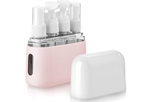 4 Pack Travel Bottles Set for Toiletries, TSA Approved Travel Containers, 50ml/2oz Leak Proof Travel Size Accessories with La