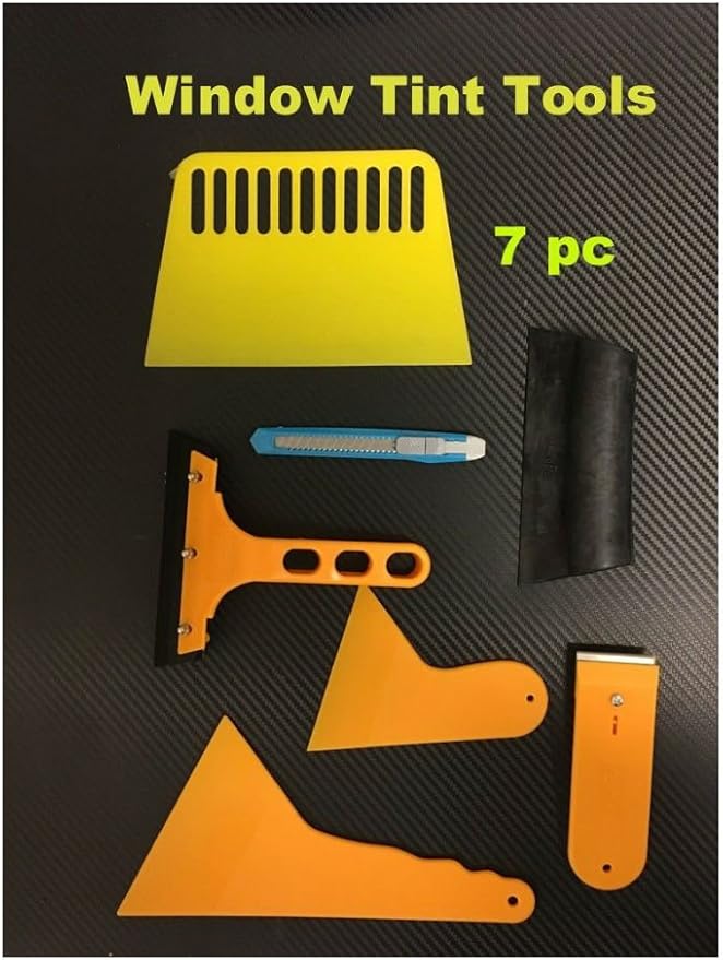 Window Tint Tools Kit for Auto Film Tinting Scraper