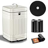 Kopuncare Dog Poop Trash Can Outside, 5L/1.3Gal