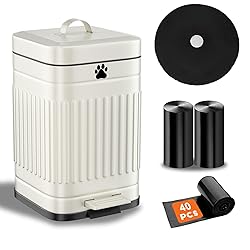 Kopuncare Dog Poop Trash Can Outside, 5L/1.3Gal