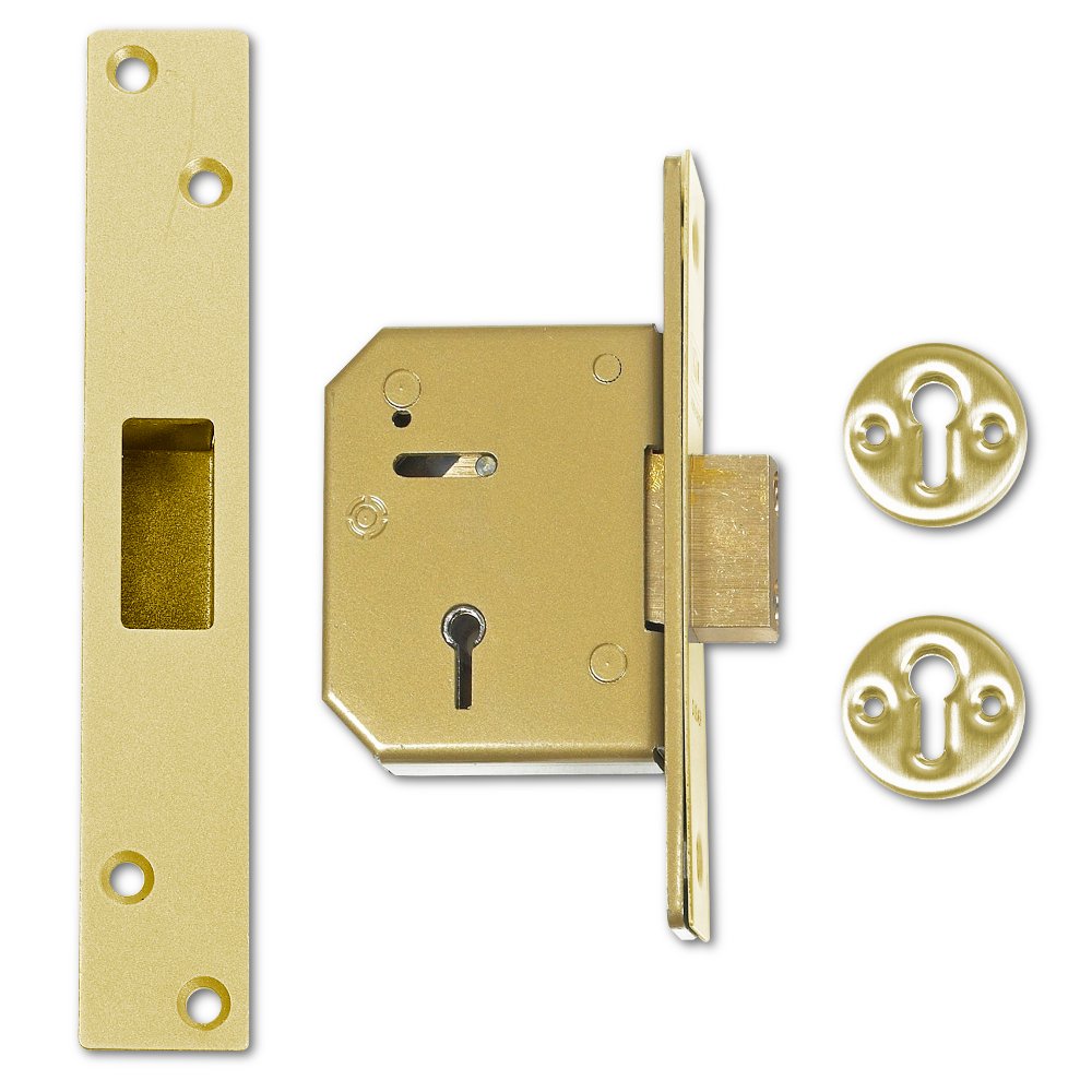 UNION UNNV3G115B67 Mortice Deadlocks 5 Lever, Set of 4