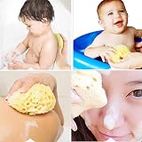 Minkissy Natural Honeycomb Bath Sponge Body Face Scrubber Gentle Exfoliation view 2