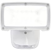 AWSENS 26W Flood Lights Outdoor, CCT Integrated LED Security Light Fixture, 1 Head Exterior LED Outdoor Light with Dusk to Dawn Control, ETL Water Resistant for Garage, Yard, Porch (White)