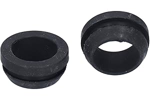 PCV Valve Grommets, 2pcs Rubber PCV Breather Grommets Rubber Valve Cover Replacement for BBC SBF BBF 350 A94