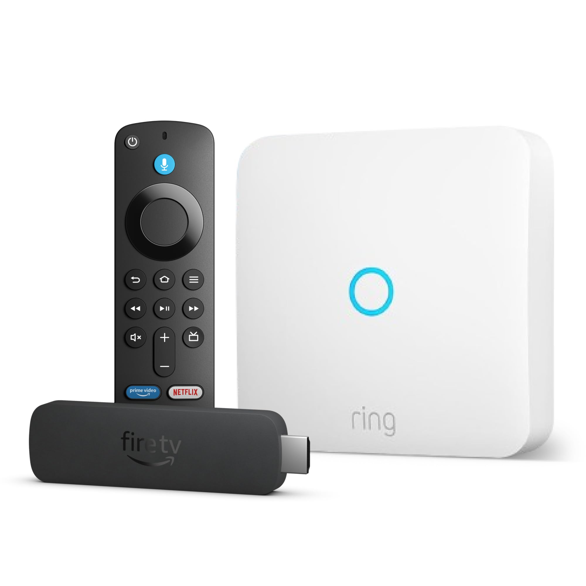 Amazon Fire TV Stick 4K Select (neueste Generation) + Ring Intercom Audio | Mach deine Gegensprechanlage intelligenter