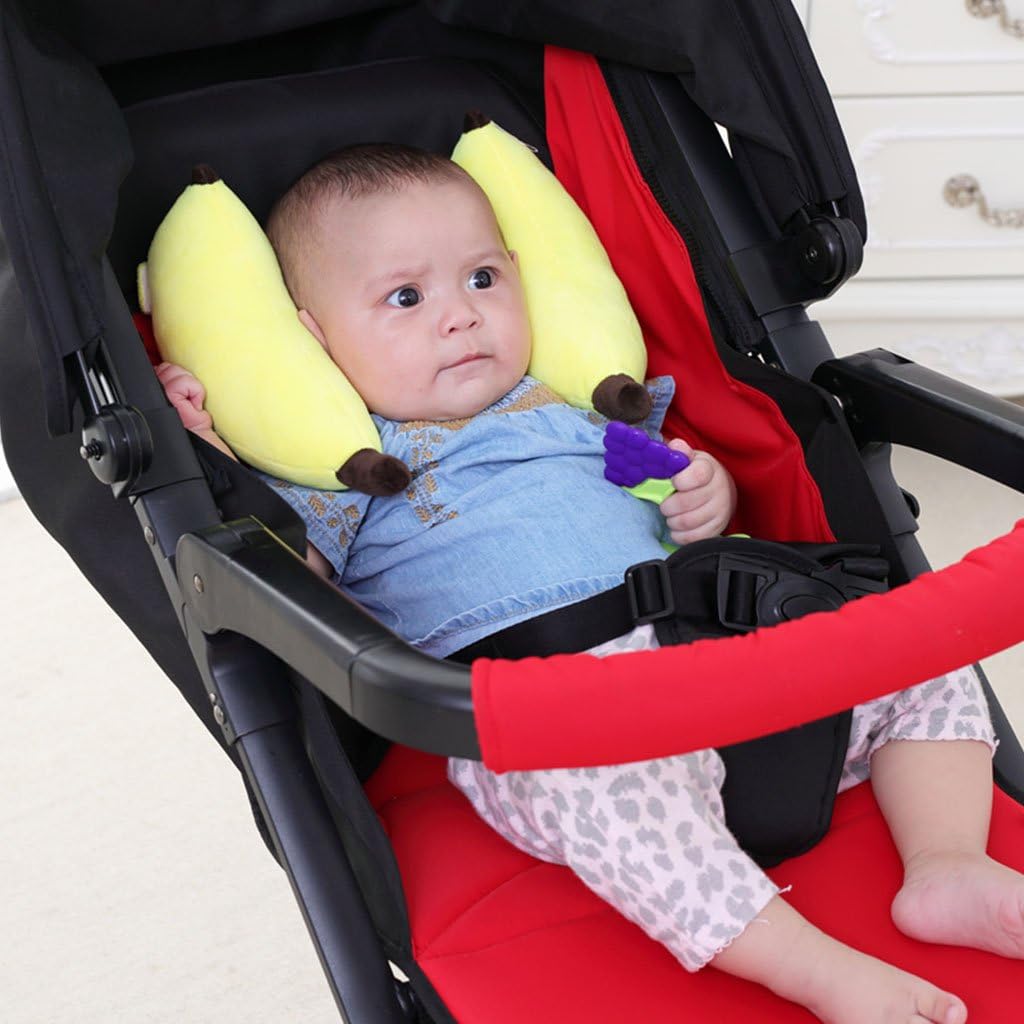Oreiller Bebe Support De Cou Et Cale Tete Kakiblin Oreiiler Voyage Cale Tete Pour Enfant Utilise Dans Siege D Auto Poussette Landau Banana Amazon Fr Bebes Puericulture