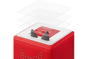 QILUCKY Set of 3 Transparent Protective Films, Accessory for The Toniebox Repair, Transparent Film, Transparent Protective Cover (3 Pieces)