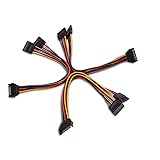 Cable Matters 3-Pack 15 Pin SATA Power Splitter Cable 8 Inches