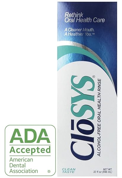 CLOSYS ORIGINAL UNFLAVORED MOUTHWASH, 32 FLUID OUNCE
