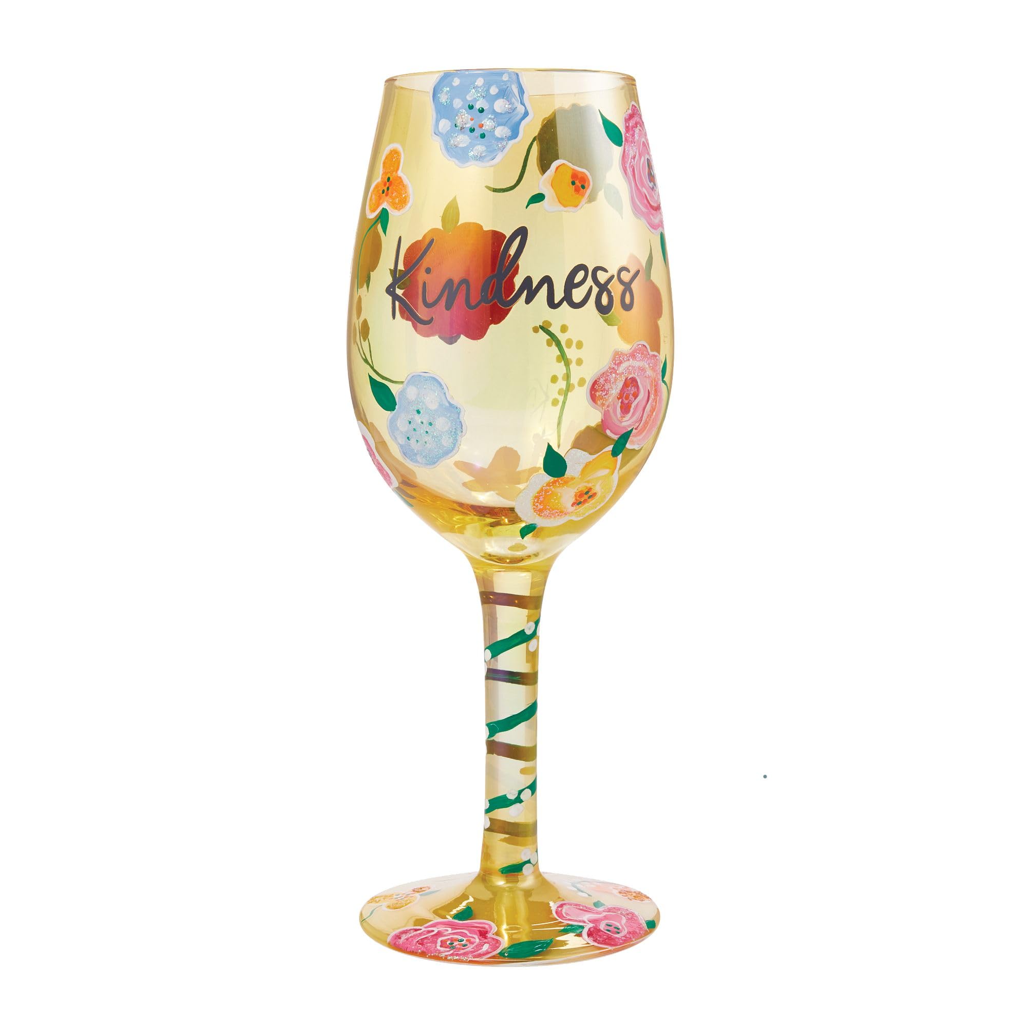 Enesco Lolita Be Kind Wine Glass Drinking Glasses