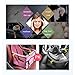 HIPPIH Collapsible Pet Booster Car Seat Cat Car Carrier with Safety Leash and Zipper Storage Pocket with 2 Support Bars, Portable Small Dog