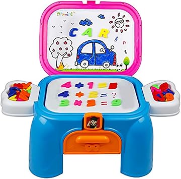 yp Pizarra Magnética Infantil - Tablero de Dibujo Portátil Juego de Magnetico con Letras y Números 54PCS Juegos Educativos Niños 3 4 5 Años (Taburete): Amazon.es: Juguetes y juegos