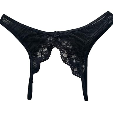 SUCES Frauen Thongs V-String Höschen Dessous Unterwäsche Spitze G-String Unterwäsche Damen Hipster verführerischen Spitzendetails Unterhose Panties Hipsters Slips Strings Nahtlos