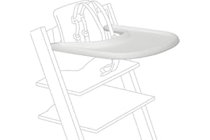 Stokke Tray, White - Designed Exclusively for Tripp Trapp Chair + Tripp Trapp Baby Set - Convenient to Use and Clean - Made w