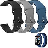 Compatible for BIGGERFIVE Kids Smart Watch Band, Lamshaw 22mm Quick Release Classic Watch Bands Soft Silicone Bands Bracelet Sports Strap for Kids Compatible with BIGGERFIVE BW01, BIGGERFIVE BW02