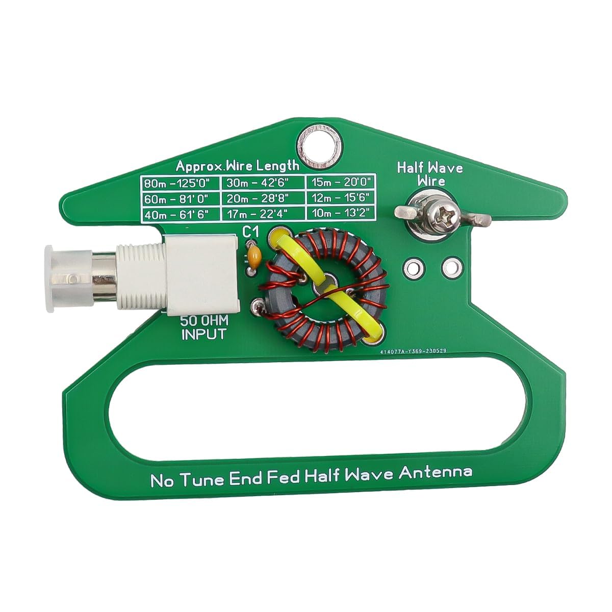 Hsthe Sea Portable No Tune End Fed Half Wave Antennas 49:1 Shortwave Tuning Free Antenna 5 35MHz for Working Without Tuner