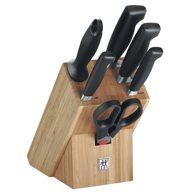 Zwilling Four Star Knife Block, Steel, Silver, 20 x 5 x 5 cm Amazon.co