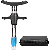 ANGGREK Chiropractic Tool,Manual One Head Spinal Massager 10 Levels Portable Chiropractic Adjusting Tool for Muscle Relaxation(Blue)