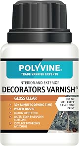 Polyvine Decorators Varnish Gloss – Water Resistant UV Protect 100ml