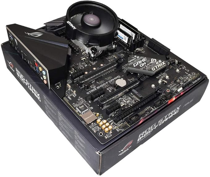 ADMI CPU Motherboard Bundle AMD Ryzen 7 2700 8 Core 4.1GHz with AMD Wraith Cooler, ASUS ROG