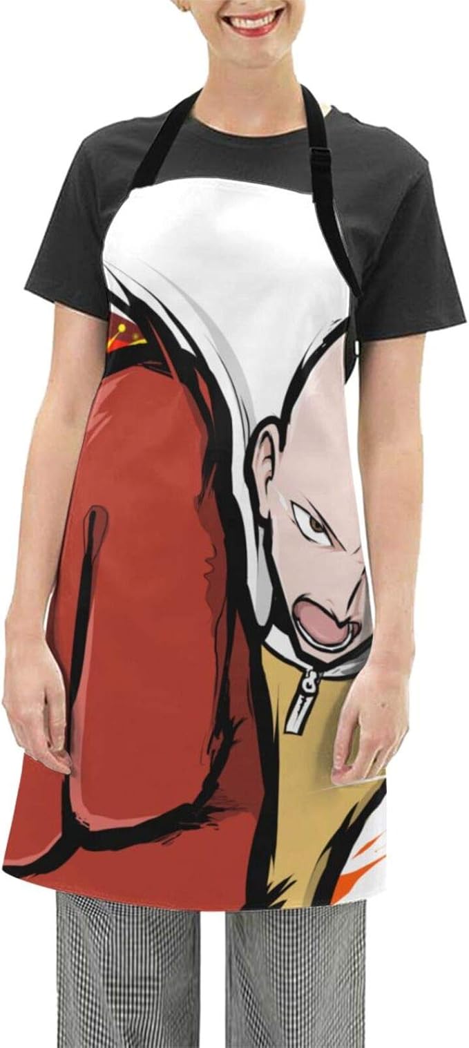 Anime One Punch Man wasserdichte Schürze, verstellbar, mit ...