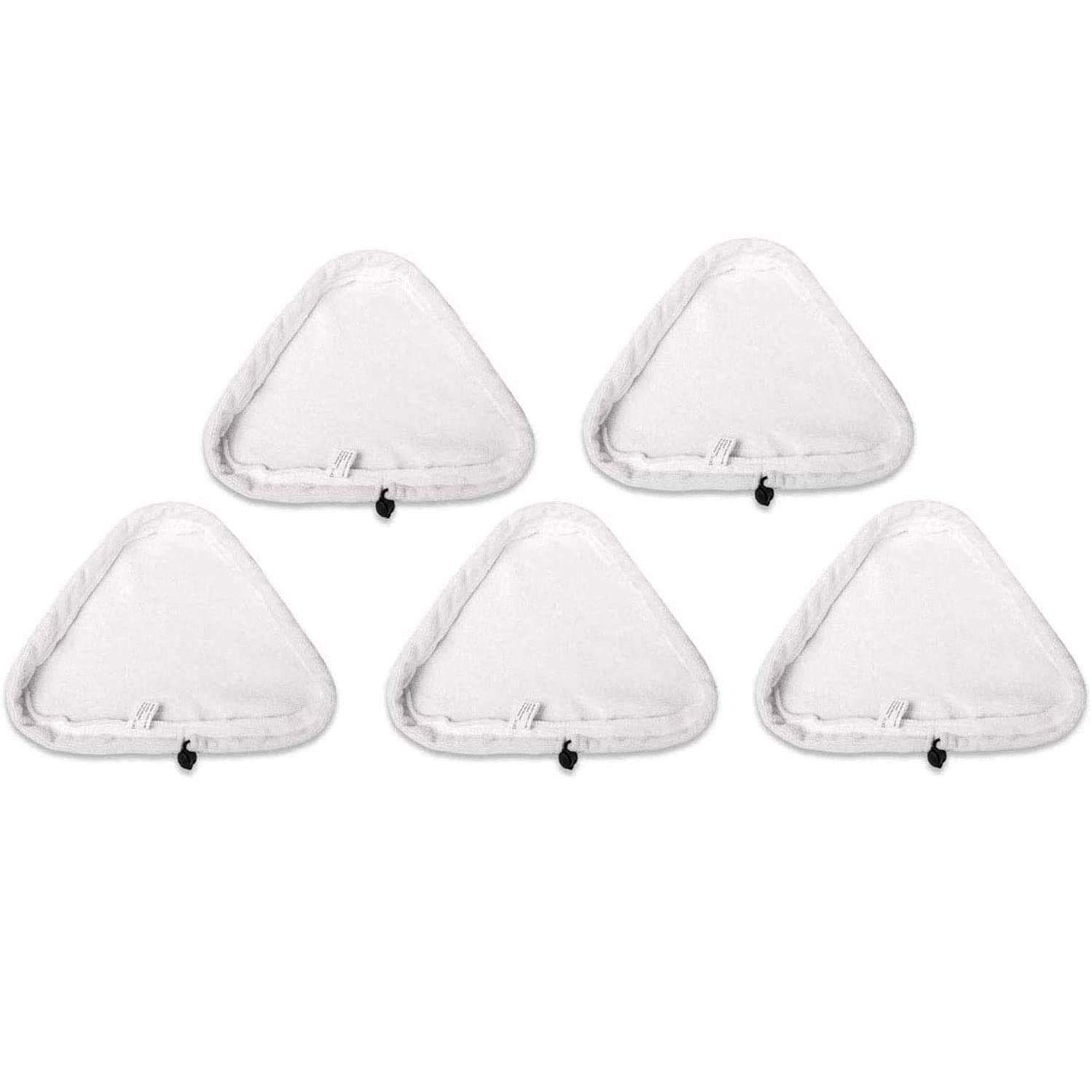 5 PCS Universal Washable Triangular Microfiber Cleaning Pad Cover Washable Cloths for Steam Mops, Household Microfiber Replacement Cleaning Pads , Can be used on all other steam mops on the market