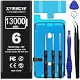 XYIRMCYF 13000mAh Super Capacity Battery Compatible with iPhone 6/6G, 0 Cycle Li-Polymer Replacement Battery for iPhone 6/6G, with Professional Repair Tool Kit