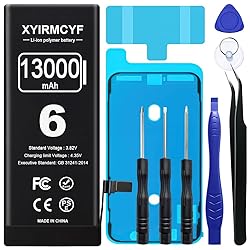 XYIRMCYF 13000mAh Super Capacity Battery Compatible