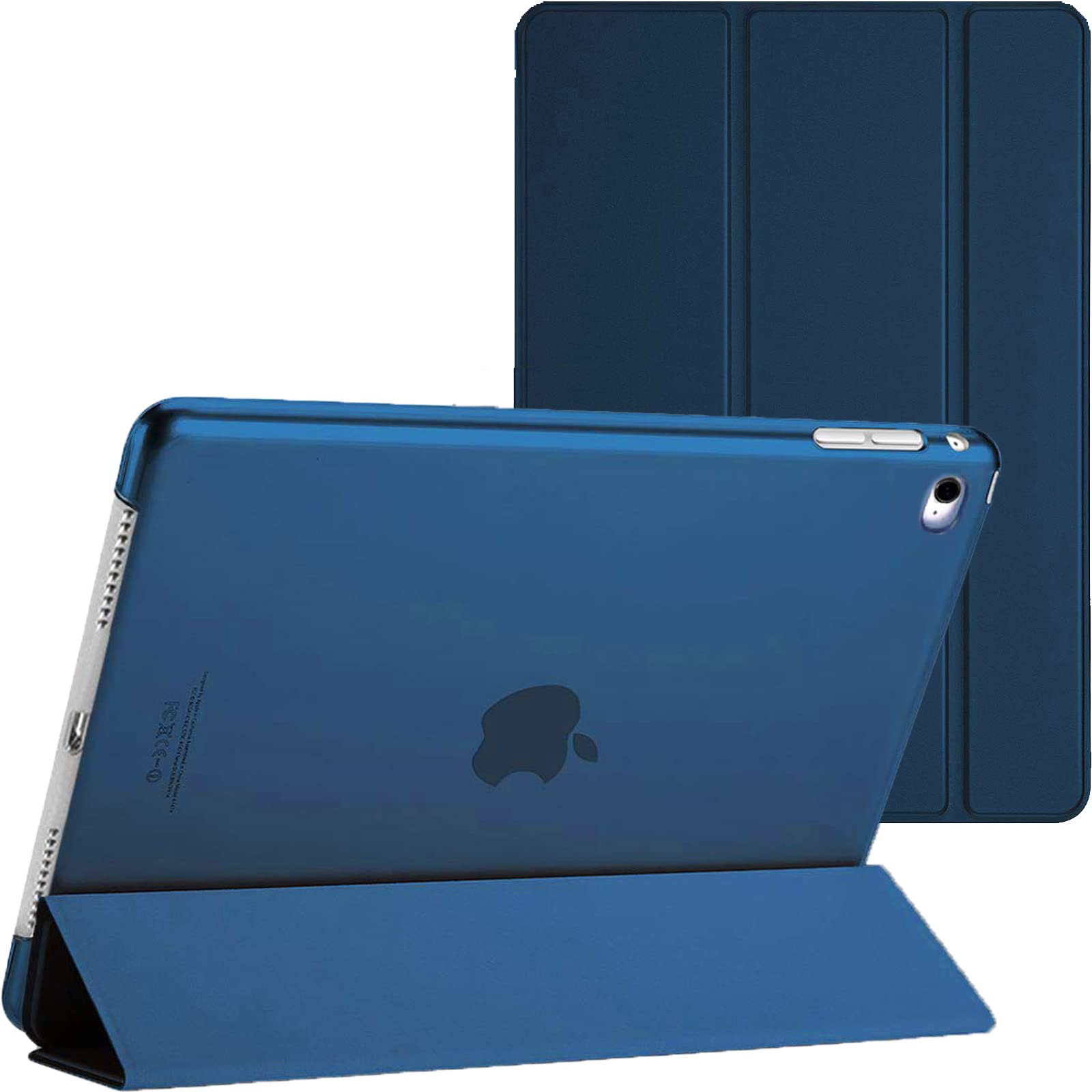 For Apple iPad Mini 4th/5th Gen A1538 A1550 A2126 A2124 Smart Case with Automatic Magnetic Wake/Sleep (Blue)
