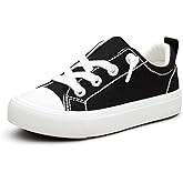 Smoothscape Toddler Shoes for Girls and Boys Kids Slip On Canvas Sneakers