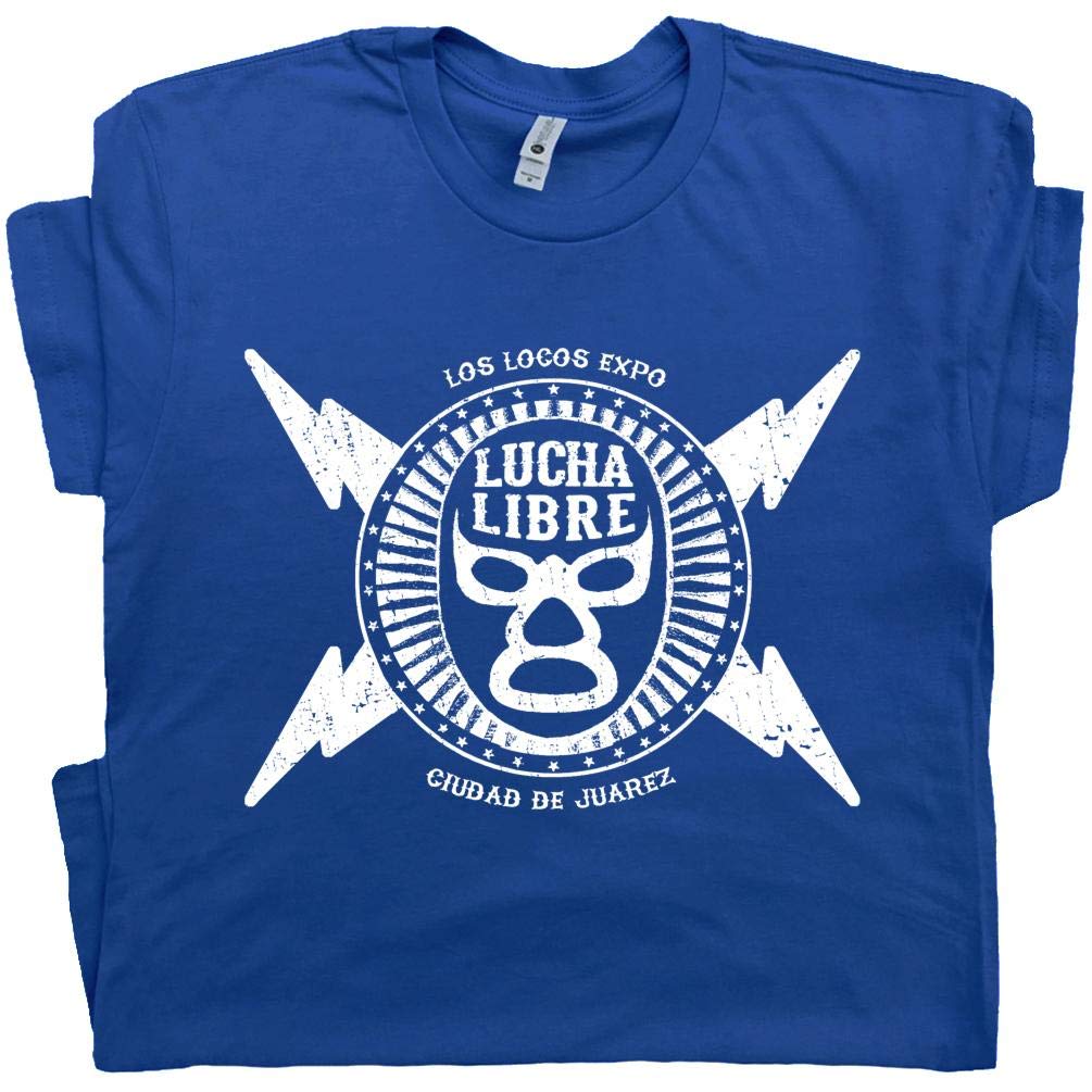 Lucha Libre Shirts Mask T Shirt Wrestling Graphic Tshirts Mexican Fight Club Tijuana Mexic