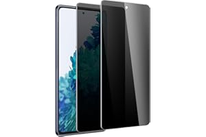2 Pack Privacy Screen Protector for Samsung Galaxy S20 FE, 9H Hardness Double Shatterproof Anti-Spy Tempered Glass Film, Easy