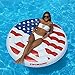 Swimline Inflatable Americana Peace Sign Island Pool Raft
