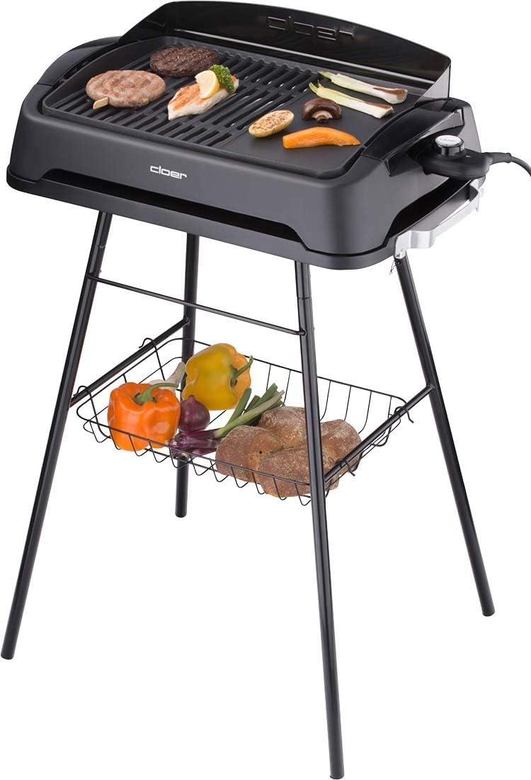 Cloer 6750 Barbecue Table Electric 2000 W Black Barbecue (2000 W