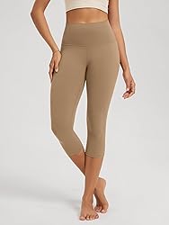 ODODOS 2-Pack Buttery Soft Lounge Yoga Capris for