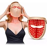 American Wellness Authority Red Light Therapy for Face – LED Face Mask with Red, Blue, Near-Infrared Light – Wireless Light Therapy Mask for Face – 3 Light Modes, Adjustable Timer and Brightness
