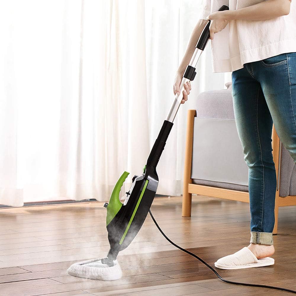 Moolan Steam Mop 12 in 1 Steam Cleaner, Floor Steamer for Hard Floor