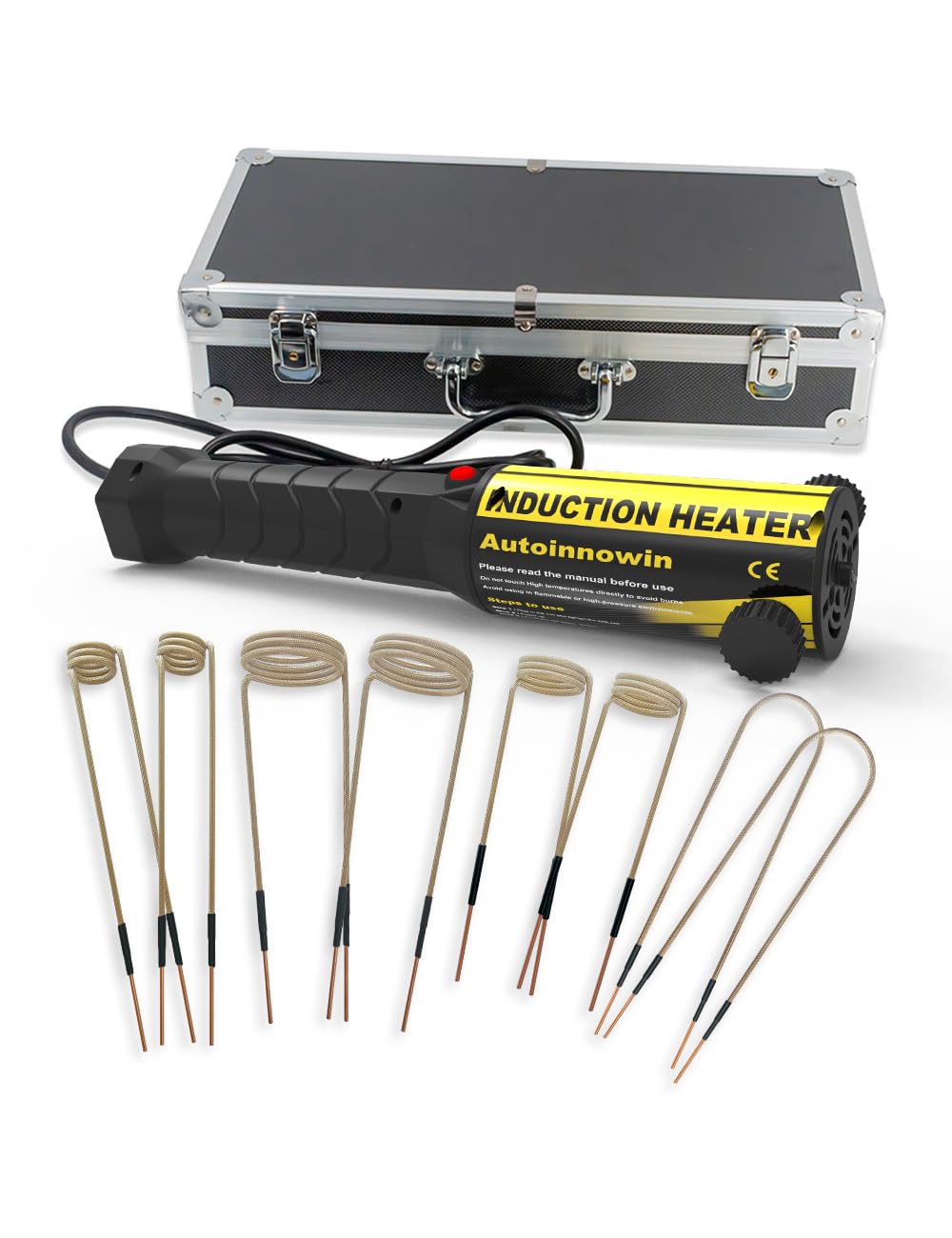 Photo 1 of Magnetic Induction Heater Bolt Removal - 1200W 110V Heat Induction Tool with 8 - Coil and Box Case for Rusty Screw Removal