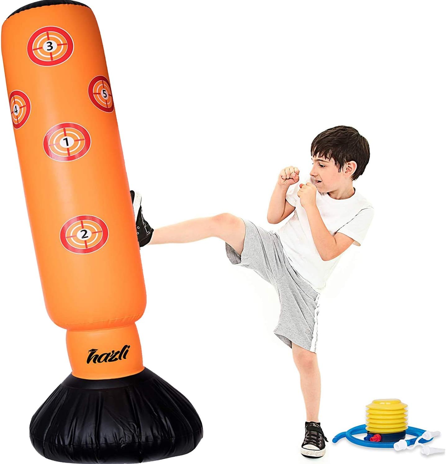 Inflatable Punching Bag for Kids Free Standing Boxing