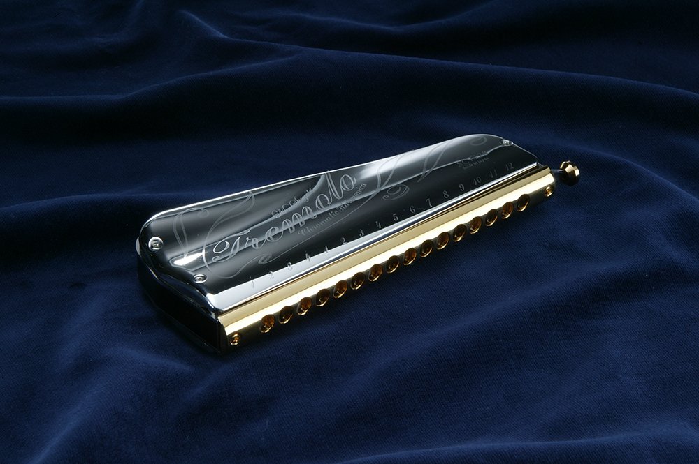 SUZUKI Japan Harmonica Tremolo Chromatic SCT128 Japanese Musical