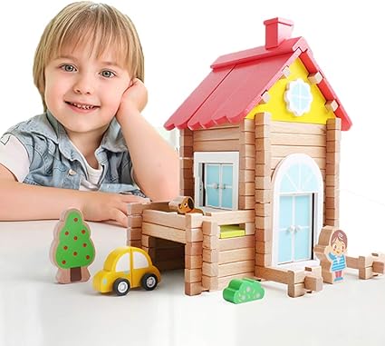 casita madera juguete