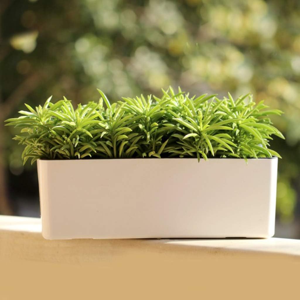 Fityle 15 inch Rectangular Self Watering Houseplant &amp; Herb