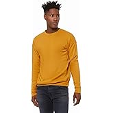 BELLA + CANVAS Unisex Sponge Fleece Drop Shoulder Sweatshirt XL Heather Mustard