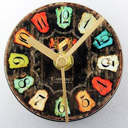 Gullei.com Reloj de Pared magnético para Nevera, Estilo Vintage ...