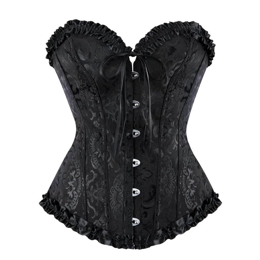 SZIVYSHI Moda Da donna Pizzo Su nuziale Tesoro Corsetto Bustino Superiore